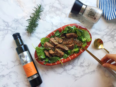 柑橘牛肉溫沙拉