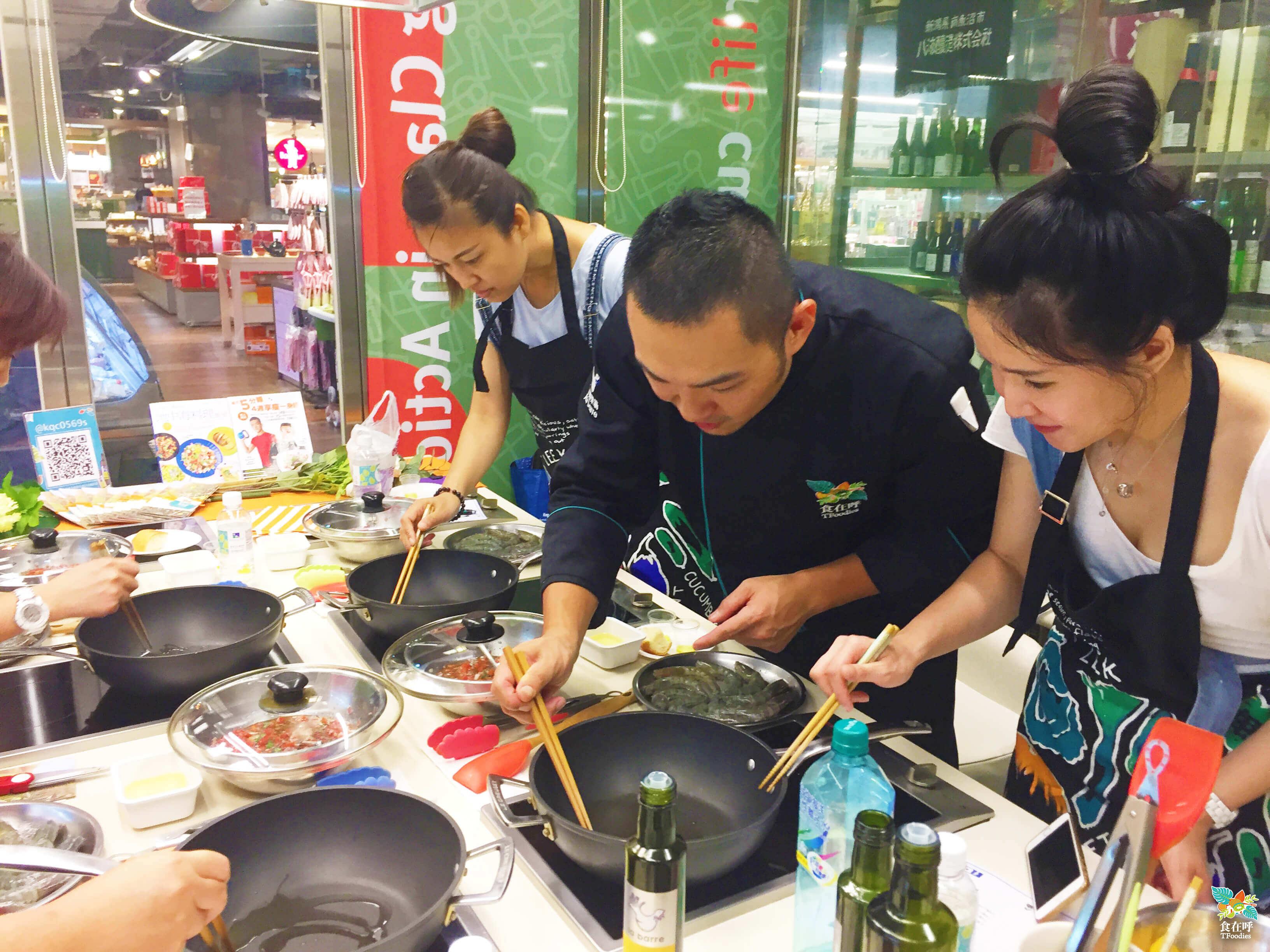 台北天母sogo百貨 橄欖油料理廚藝教室 活動照片 1